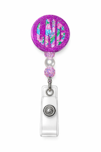 Custom Monogram Badge Reels set