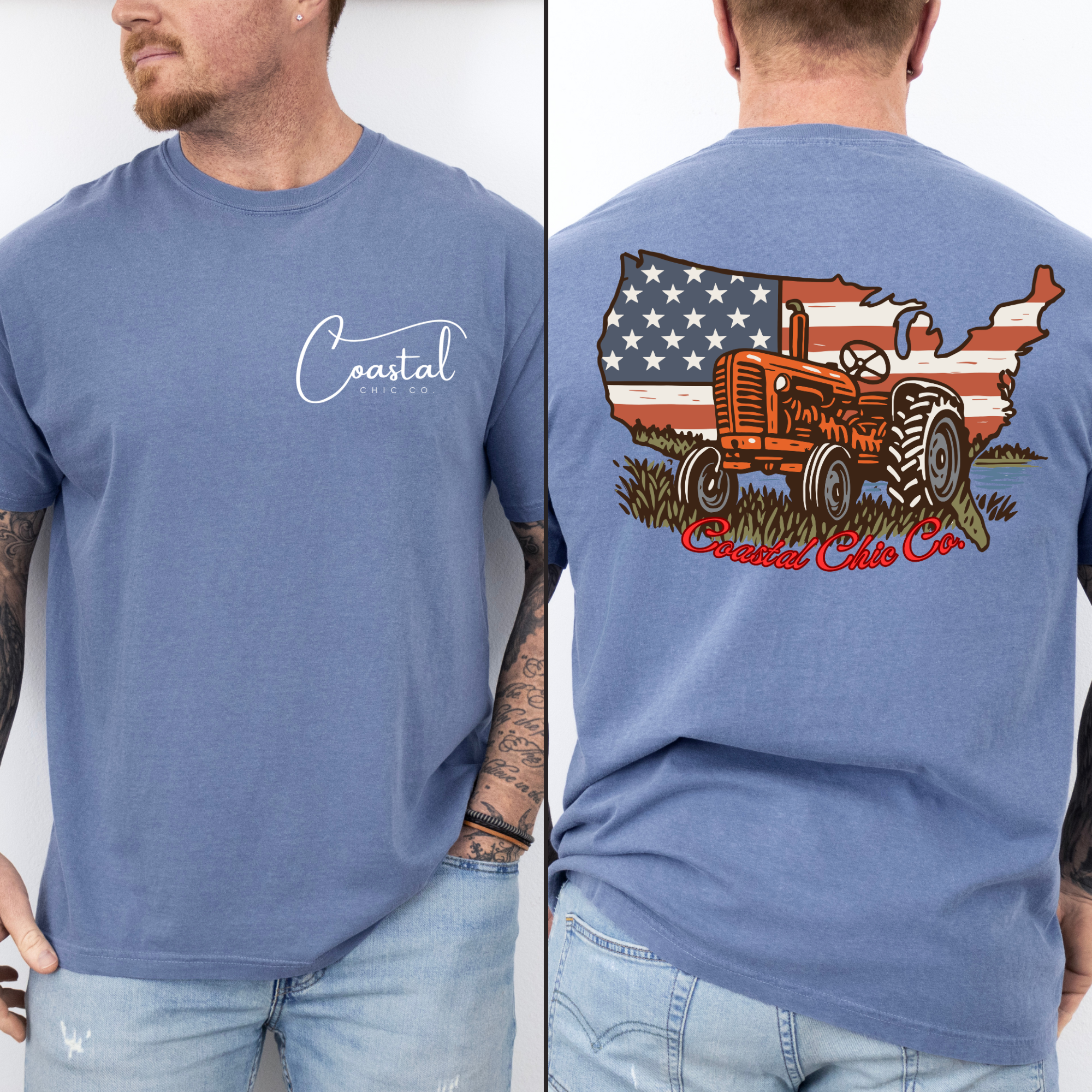 Tractor Lovin Comfort Color Tee