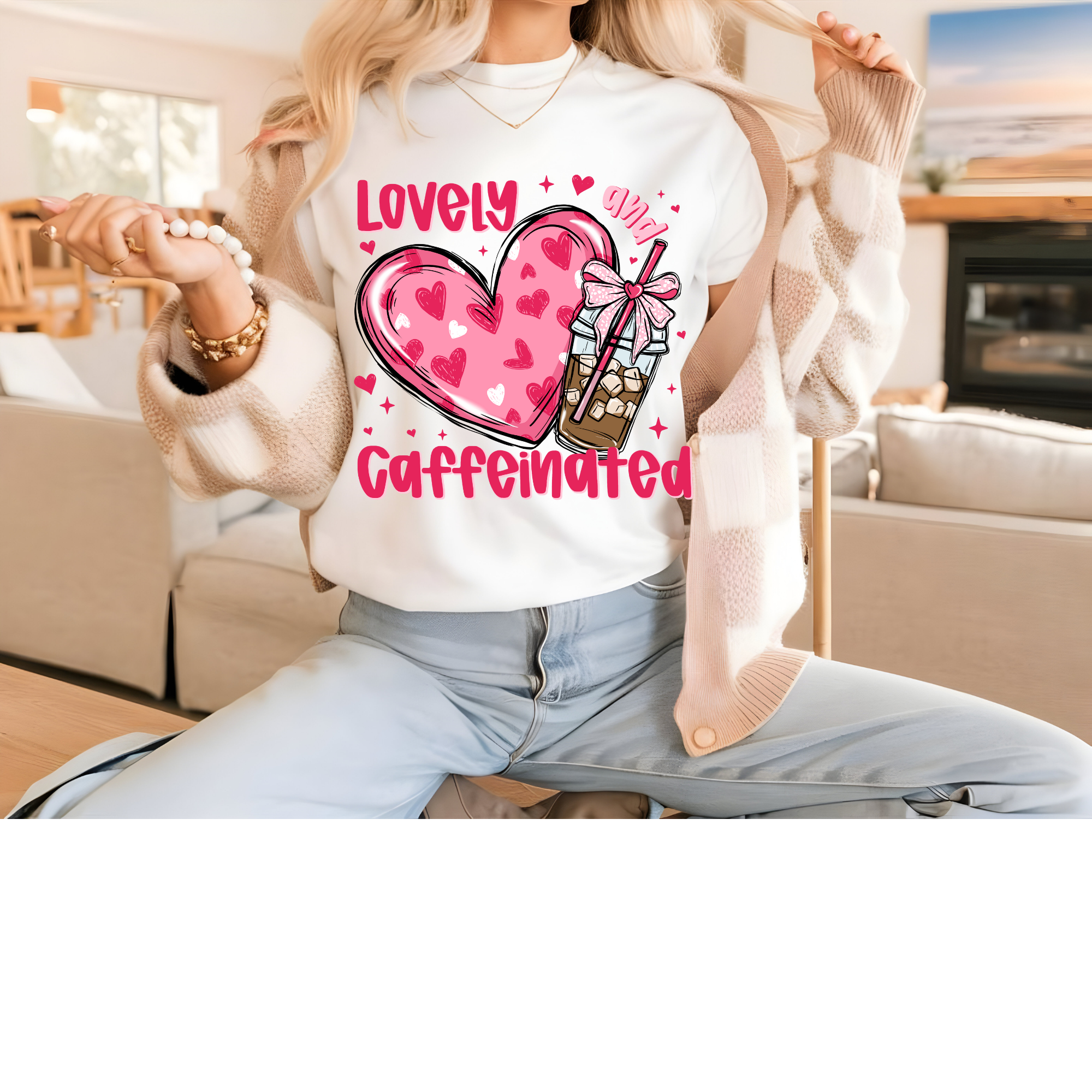 Lovely & Caffeinated Tee